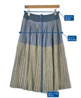 45R（フォーティーファイブアール）ロング・マキシ丈スカート 紺 サイズ:2(M位) レディース/2200624395041