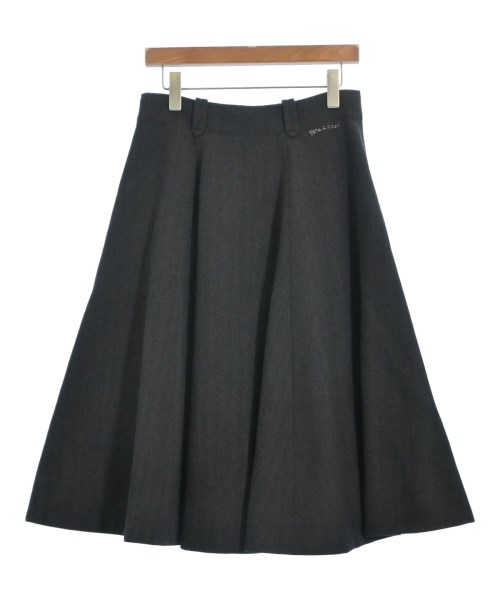 45R（フォーティーファイブアール）ひざ丈スカート グレー サイズ:-(M位) レディース/2200631318194