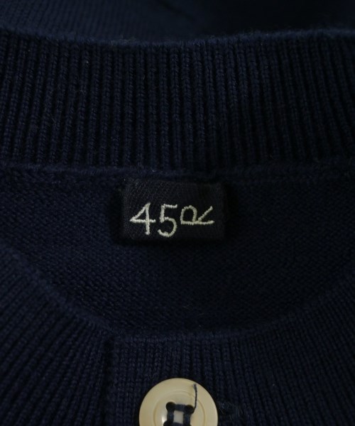 45R（フォーティーファイブアール）カーディガン 紺 サイズ:1(S位) レディース/2200631318200
