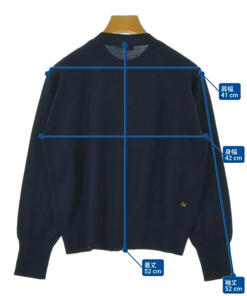 45R（フォーティーファイブアール）カーディガン 紺 サイズ:1(S位) レディース/2200631318200