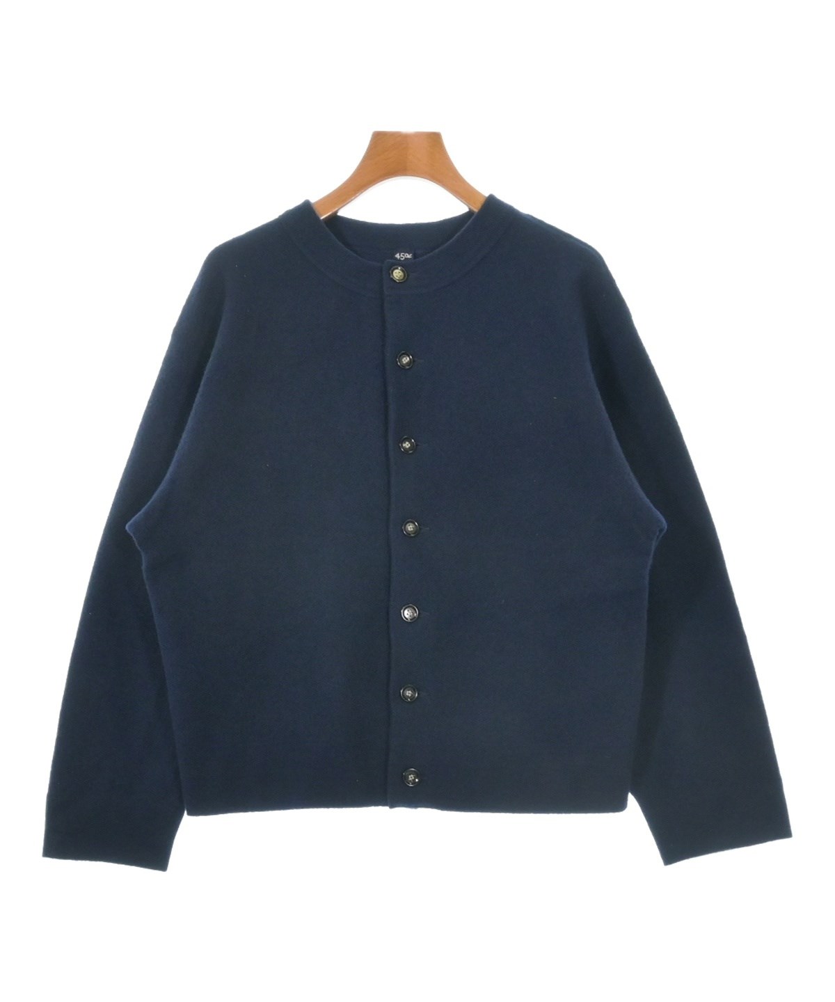 45R（フォーティーファイブアール）カーディガン 紺 サイズ:-(M位