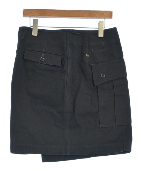 45R（フォーティーファイブアール）ひざ丈スカート 紺 サイズ:F レディース/2200631318279