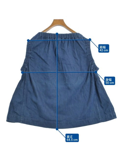 45R（フォーティーファイブアール）カジュアルシャツ 紺 サイズ:0(F) レディース/2200630821060