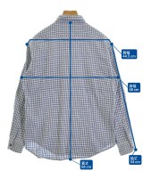 45R（フォーティーファイブアール）カジュアルシャツ 青 サイズ:3(L位) レディース/2200632801053