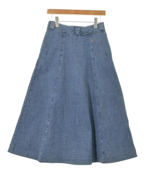 45R（フォーティーファイブアール）ひざ丈スカート 紺 サイズ:1(S位) レディース/2200633406011