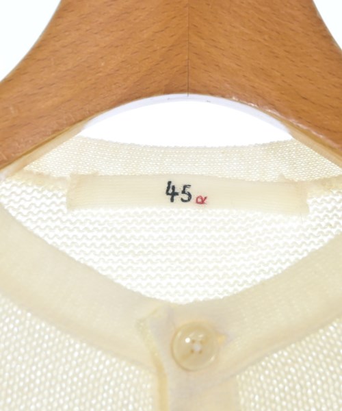 45R（フォーティーファイブアール）ニット・セーター 白 サイズ:2(M位) レディース/2200633406103