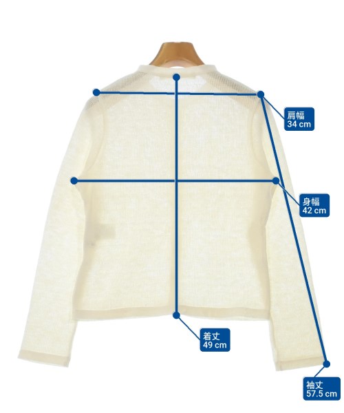 45R（フォーティーファイブアール）ニット・セーター 白 サイズ:2(M位) レディース/2200633406103