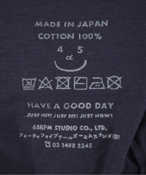 45R（フォーティーファイブアール）Tシャツ・カットソー 紫 サイズ:F レディース/2200610822148