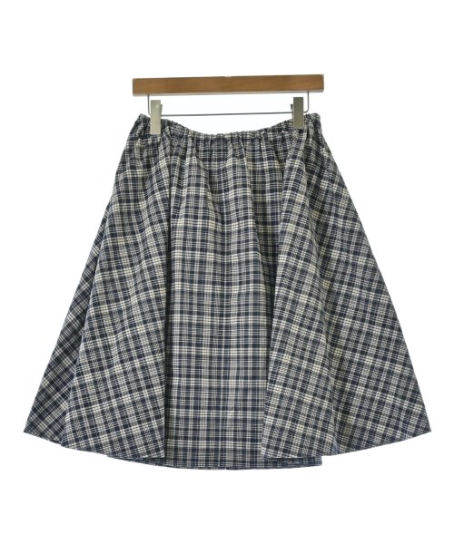 45R（フォーティーファイブアール）ひざ丈スカート 紺 サイズ:0(F) レディース/2200614015010