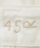 45R（フォーティーファイブアール）デニムパンツ 白 サイズ:1(S位) レディース/2200618799022