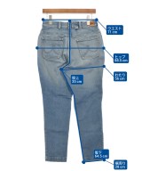 45R（フォーティーファイブアール）デニムパンツ 青 サイズ:-(L位) レディース/2200610693069