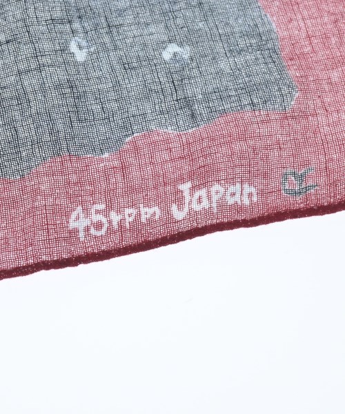 45R（フォーティーファイブアール）バンダナ・スカーフ 紺 サイズ:- レディース/2200620071079