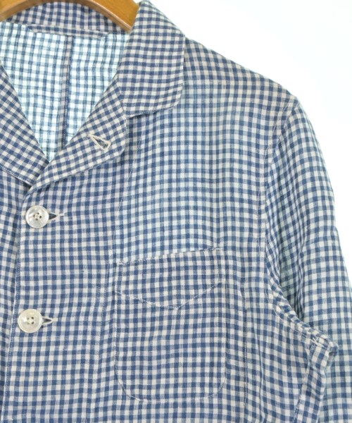 45R（フォーティーファイブアール）カジュアルジャケット 青 サイズ:1(S位) レディース/2200620445016