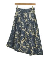 45R（フォーティーファイブアール）ひざ丈スカート 紺 サイズ:1(S位) レディース/2200620526029