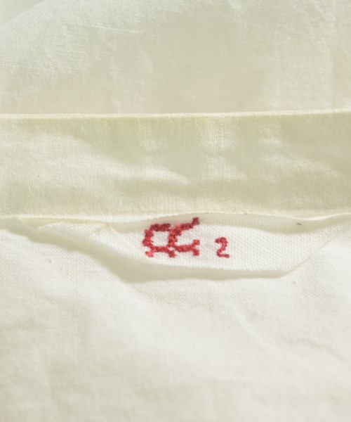 45R（フォーティーファイブアール）カジュアルシャツ 白 サイズ:2(M位) レディース/2200620526043