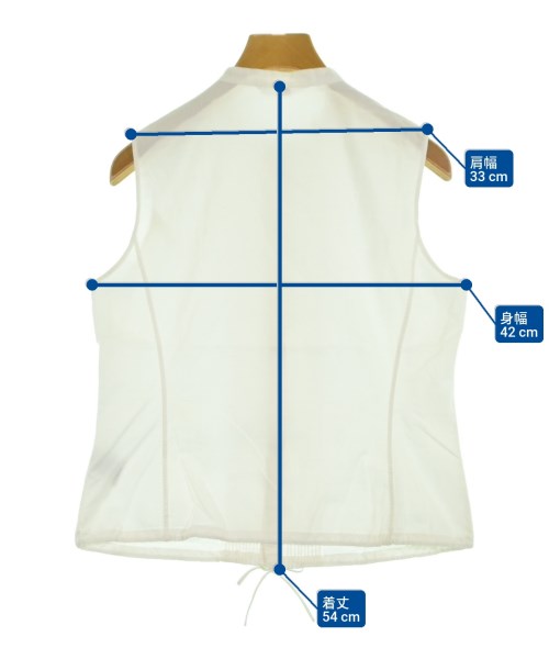 45R（フォーティーファイブアール）カジュアルシャツ 白 サイズ:2(M位) レディース/2200620526043