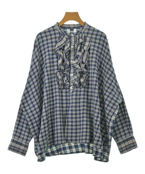 45R(フォーティーファイブアール)カジュアルシャツ 青 サイズ:0(F)/2200673702241