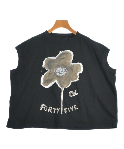 45R(フォーティーファイブアール)Tシャツ・カットソー 黒 サイズ:F/2200674309029
