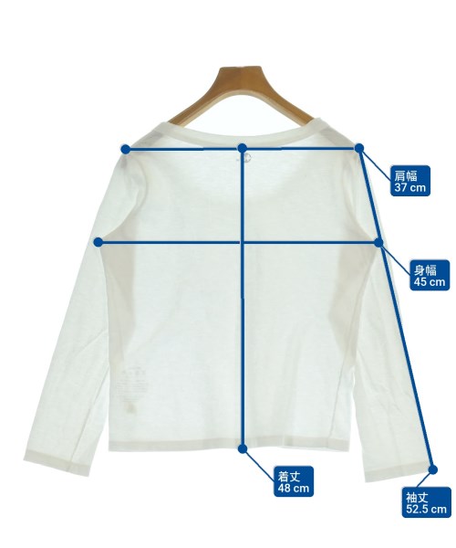 45R（フォーティーファイブアール）Tシャツ・カットソー 白 サイズ:2(M位) レディース/2200676215069