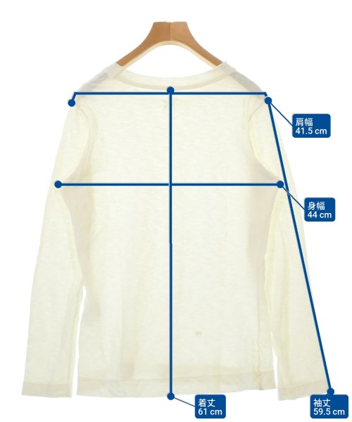 45R（フォーティーファイブアール）Tシャツ・カットソー 白 サイズ:2(M位) レディース/2200674561472