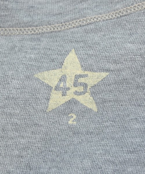 45R（フォーティーファイブアール）Tシャツ・カットソー グレー サイズ:2(M位) レディース/2200674561489