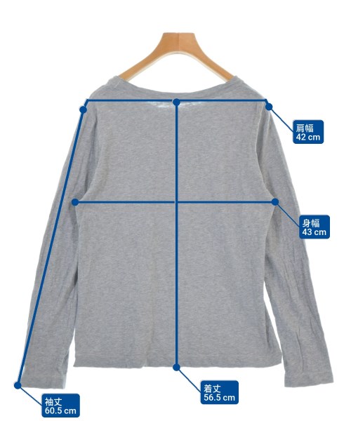 45R（フォーティーファイブアール）Tシャツ・カットソー グレー サイズ:2(M位) レディース/2200674561489
