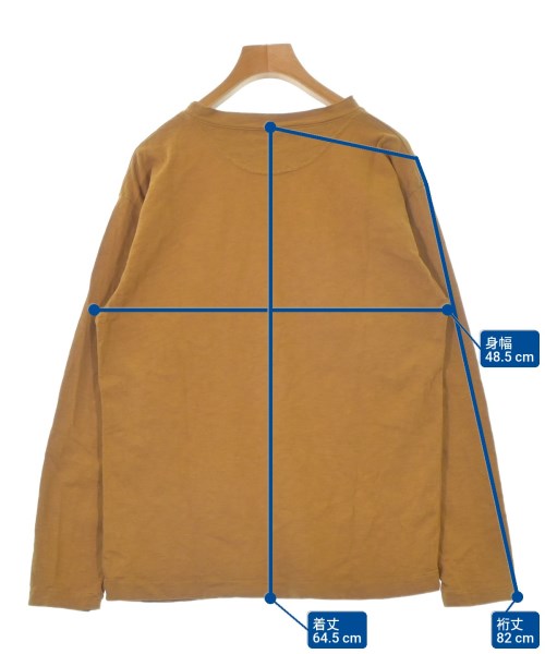 45R（フォーティーファイブアール）Tシャツ・カットソー 茶 サイズ:3(L位) レディース/2200674561496