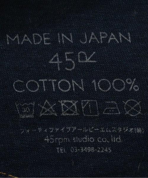 45R（フォーティーファイブアール）Tシャツ・カットソー 紺 サイズ:0(F) レディース/2200674561540
