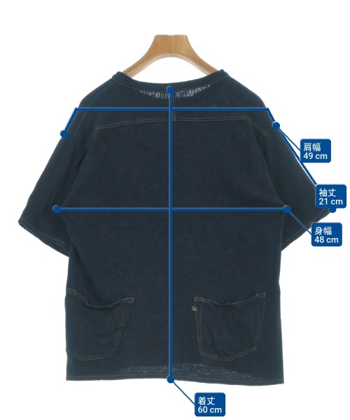45R（フォーティーファイブアール）Tシャツ・カットソー 紺 サイズ:0(F) レディース/2200674561540