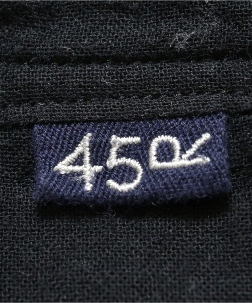 45R（フォーティーファイブアール）カジュアルシャツ 黒 サイズ:F レディース/2200678068052