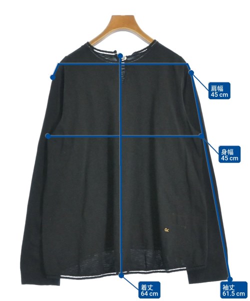 45R（フォーティーファイブアール）Tシャツ・カットソー 黒 サイズ:3(L位) レディース/2200678068144