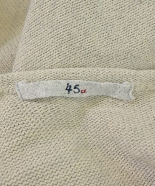 45R（フォーティーファイブアール）カーディガン ベージュ サイズ:0(F) レディース/2200678272039