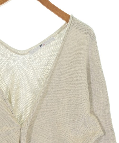 45R（フォーティーファイブアール）カーディガン ベージュ サイズ:0(F) レディース/2200678272039