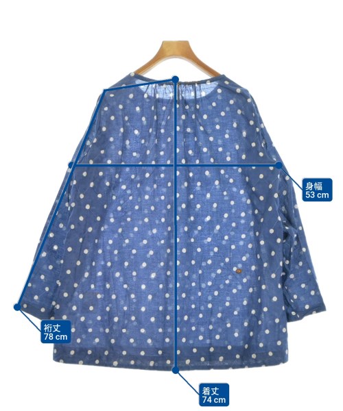 45R（フォーティーファイブアール）カジュアルシャツ 紺 サイズ:-(M位) レディース/2200678644034