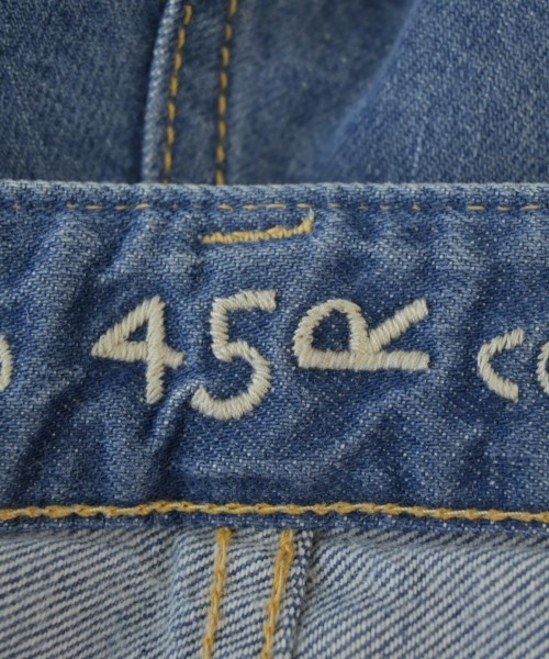 45R（フォーティーファイブアール）デニムパンツ 青 サイズ:27(M位) レディース/2200679890010