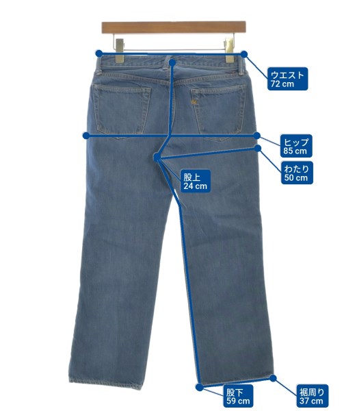 45R（フォーティーファイブアール）デニムパンツ 青 サイズ:27(M位) レディース/2200679890010