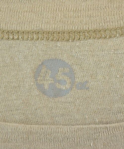 45R（フォーティーファイブアール）Tシャツ・カットソー ベージュ サイズ:3(L位) レディース/2200680941015