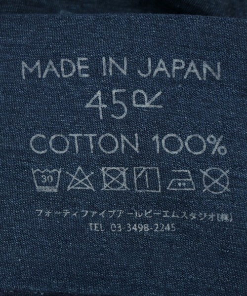 45R（フォーティーファイブアール）Tシャツ・カットソー 紺 サイズ:3(L位) レディース/2200674812093