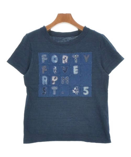 45R(フォーティーファイブアール)Tシャツ・カットソー 紺 サイズ:2(M位)/2200674812123