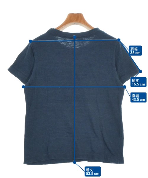 45R（フォーティーファイブアール）Tシャツ・カットソー 紺 サイズ:2(M位) レディース/2200674812123
