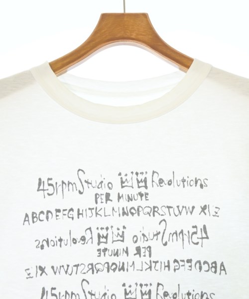 45R（フォーティーファイブアール）Tシャツ・カットソー 白 サイズ:2(M位) レディース/2200690273083