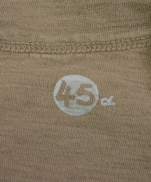 45R（フォーティーファイブアール）Tシャツ・カットソー 茶 サイズ:3(L位) レディース/2200693625070