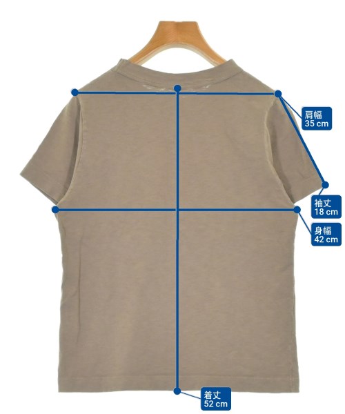 45R（フォーティーファイブアール）Tシャツ・カットソー 茶 サイズ:3(L位) レディース/2200693625070