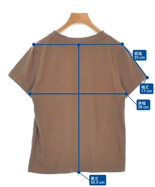 45R（フォーティーファイブアール）Tシャツ・カットソー 茶 サイズ:2(M位) レディース/2200693625094