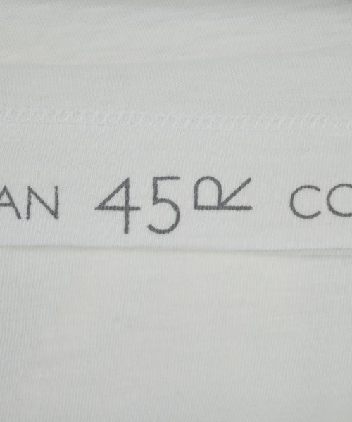 45R（フォーティーファイブアール）Tシャツ・カットソー 白 サイズ:2(M位) レディース/2200691870489