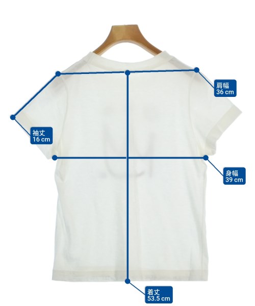 45R（フォーティーファイブアール）Tシャツ・カットソー 白 サイズ:2(M位) レディース/2200691870489