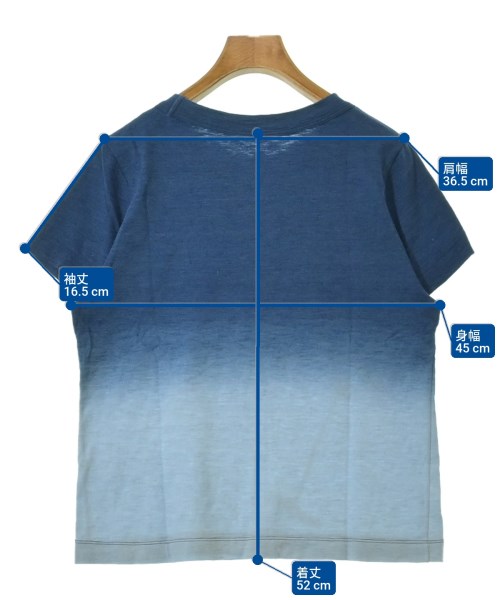 45R（フォーティーファイブアール）Tシャツ・カットソー 青 サイズ:2(M位) レディース/2200691771069