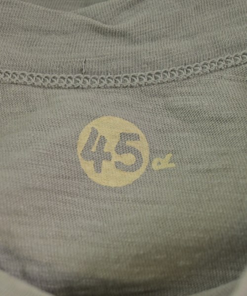 45R（フォーティーファイブアール）Tシャツ・カットソー グレー サイズ:2(M位) レディース/2200698764019