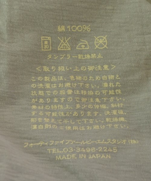 45R（フォーティーファイブアール）Tシャツ・カットソー グレー サイズ:2(M位) レディース/2200698764019