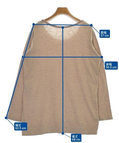 45R（フォーティーファイブアール）Tシャツ・カットソー 茶 サイズ:2(M位) レディース/2200700309030